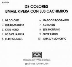 Ismael Rivera Y Sus Cachimbos - De Colores (1968)