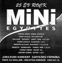 Mini Egyuttes - 25 Ev Rock (1993)