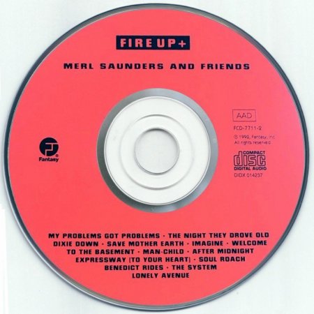 Merl Saunders And Friends - Heavy Turbulence / Fire Up (1972-73) [1992] Lossless