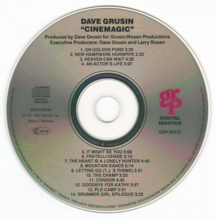 Dave Grusin - Cinemagic (1987)