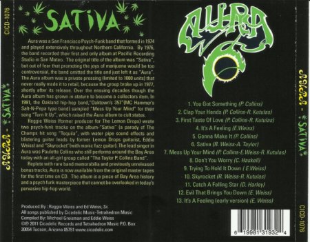 Aura - Sativa (1976) Reissue (2011) Lossless