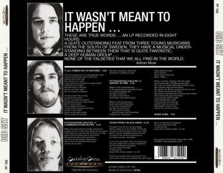 BIB SET -  It Wasn't Meant To Happen... (1969) (Remastered, 2015) Lossless