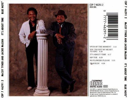 McCoy Tyner & Jackie McLean – It’s About Time (1985) Lossless