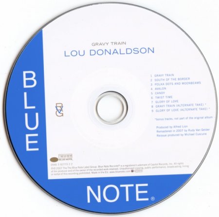 Lou Donaldson  - Gravy Train (1961) (Remastered, 2007) Lossless