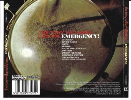 The Tony Williams Lifetime - Emergency! (1969) (Remastered, 2011) lossless