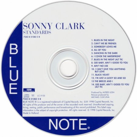Sonny Clark - Standards (1958) (Remaster, 1998) 
