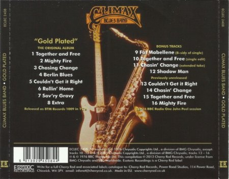 Climax Blues Band - Gold Plated (1976) (Remaster, Expanded, 2013) Lossless