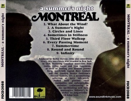 Montreal - A Summer's Night (1970) [Reissue, 2008]