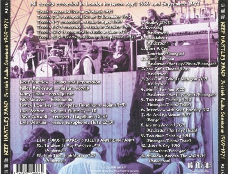 Keef Hartley Band - British Radio Sessions (1969-71) (2013)