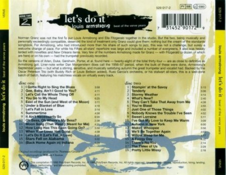 Louis Armstrong - Let's Do It: Best of the Verve Years (1995) 2CD