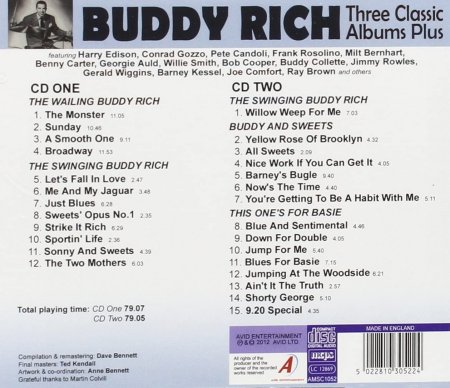 Buddy Rich - Three Classic Albums Plus (2012) 2CD lossless