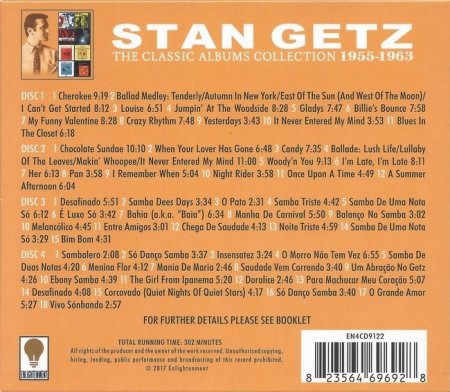 Stan Getz - The Classic Albums Collection 1955-1963 (2017) [4CD]