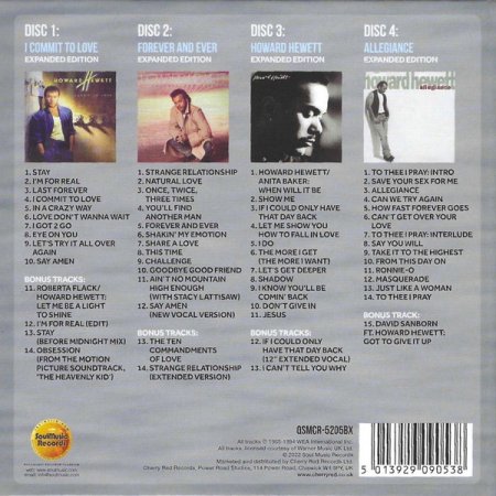 Howard Hewett - I'm for Real: The Elektra Recordings 1986-1992 (2022) [4CD]
