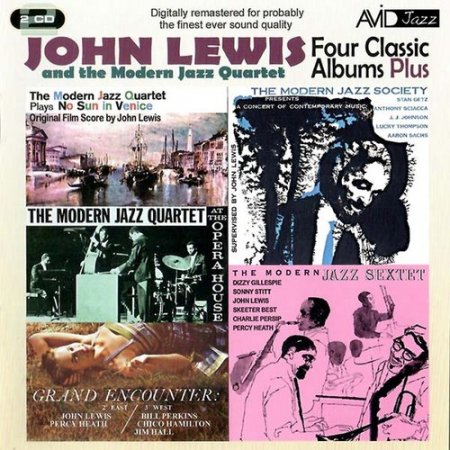 John Lewis And The Modern Jazz Quartet - Four Classic Albums Plus (1955-57)(2009) [2CD]