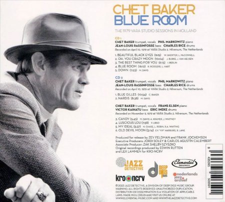 Chet Baker - Blue Room; The 1979 Vara Studio Sessions in Holland (2023)2CD
