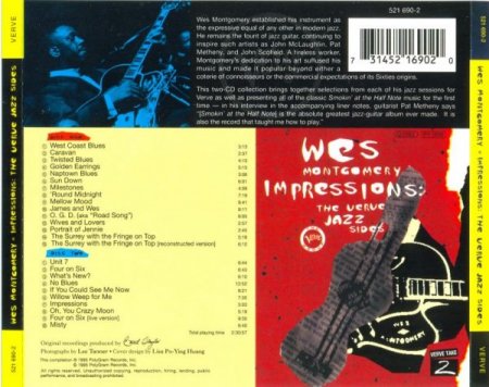 Wes Montgomery - Impressions: The Verve Jazz Sides (1966)(1995) 2CD
