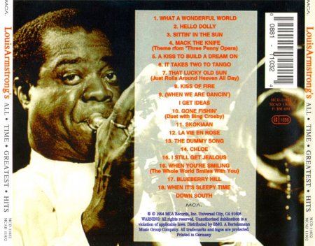Louis Armstrong - All Time Greatest Hits (1994)