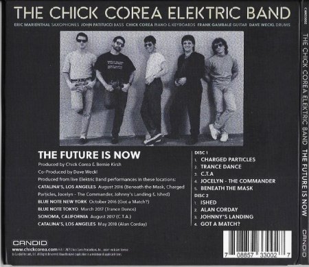 Chick Corea Elektric Band - The Future Is Now (2023) Live [2CD]