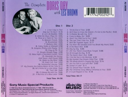 Doris Day - Complete Doris Day with Les Brown (1998) 2CD