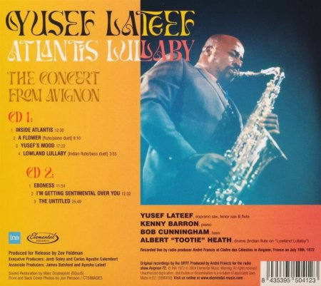 Yusef Lateef - Atlantis Lullaby: The Concert From Avignon (1972)(2024) 2CD