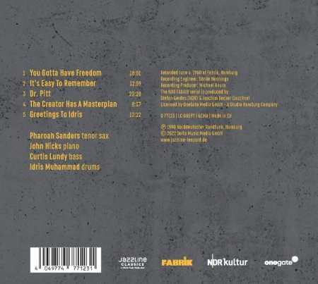 Pharoah Sanders Quartet - Live At Fabrik Hamburg (1980/2023)