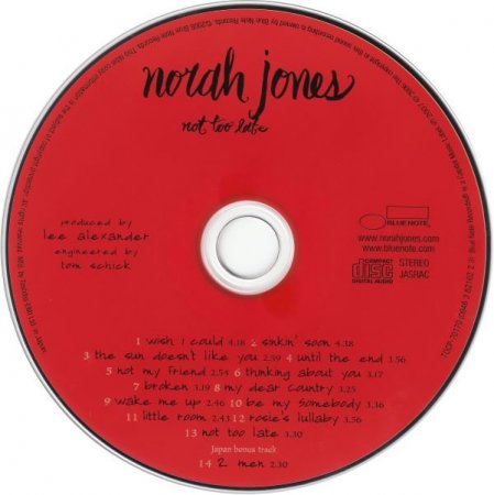 Norah Jones - Not Too Late (Japanese Edition) (2007)