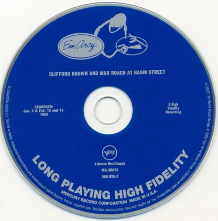 Clifford Brown And Max Roach - At Basin Street 1956 [24-bit Remastered, 2002]