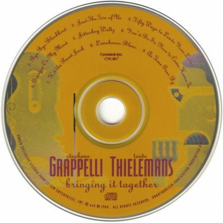 Stephane Grappelli & Toots Thielemans - Bringing It Together (1984) Lossless
