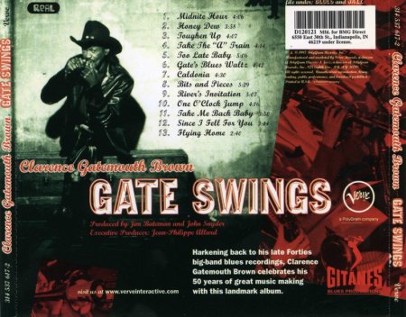 Clarence 'Gatemouth' Brown - Gate Swings (1997) Lossless