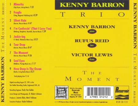 Kenny Barron Trio - The Moment (1991)