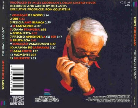 Toots Thielemans - The Brasil Project Vol.1.2 (1992-93) Lossless