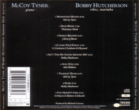 McCoy Tyner & Bobby Hutcherson - Manhattan Moods (1994) Lossless