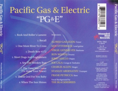 Pacific Gas & Electric - PG&E (1971) (2007) Lossless