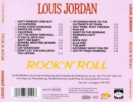 Louis Jordan - Rock 'N' Roll (1956-57) (Compilation, 1992) Lossless