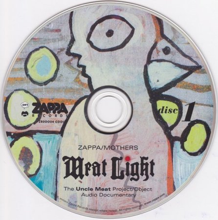 Zappa / Mothers - Meat Light (The Uncle Meat Project / Object Audio Documentary) (1968-69) (2016) 3CD