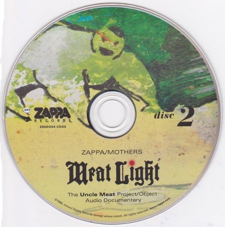 Zappa / Mothers - Meat Light (The Uncle Meat Project / Object Audio Documentary) (1968-69) (2016) 3CD