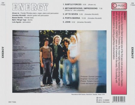 Energy - Energy (1974) (Remastered, 2012) Lossless