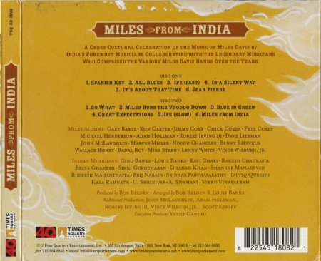 VA - Miles From India - A Celebration of the Music of Miles Davis (2008)