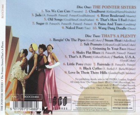 The Pointer Sisters - The Pointer Sisters / That's A Plenty [1973,74] (2021)