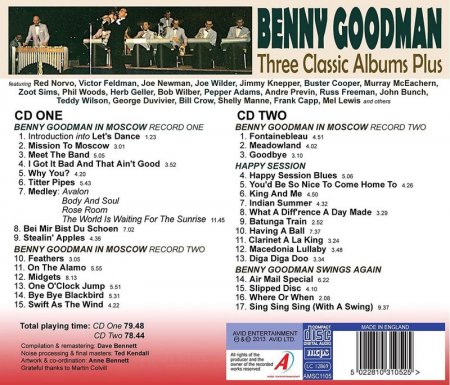 Benny Goodman - Three Classic Albums Plus (2013) 2CD