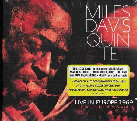 Miles Davis Quintet - Live in Europe 1969  (The Bootleg Series  Vol. 2 ) (3CD+DVD, 2013)