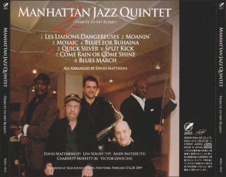 Manhattan Jazz Quintet - Tribute to Art Blakey (2009) 