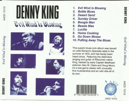 Denny King - Evil Wind Is Blowing (1972) [2010]