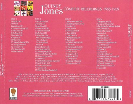 Quincy Jones - Complete Recordings 1955-59 (2013) 4CD