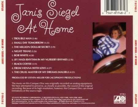 Janis Siegel - At Home (1987) Lossless