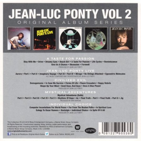 Jean-Luc Ponty - Original Album Series Vol 2 [1979-83](2016) 5CD