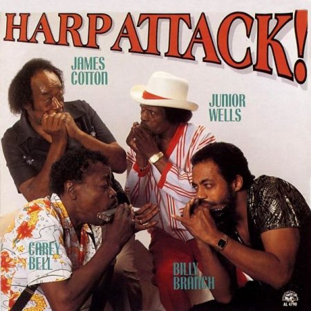 Junior Wells, James Cotton, Carey Bell, Billy Branch - Harp Attack! (1990)