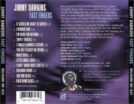 Jimmy Dawkins - Fast Fingers (1969)(1998)