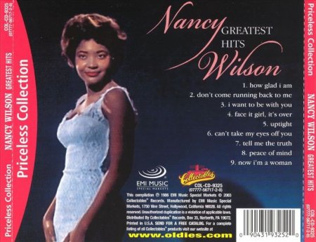 Nancy Wilson - Greatest Hits (1986/2003)