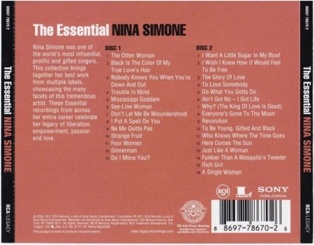 Nina Simone – The Essential Nina Simone (2011) 2CD